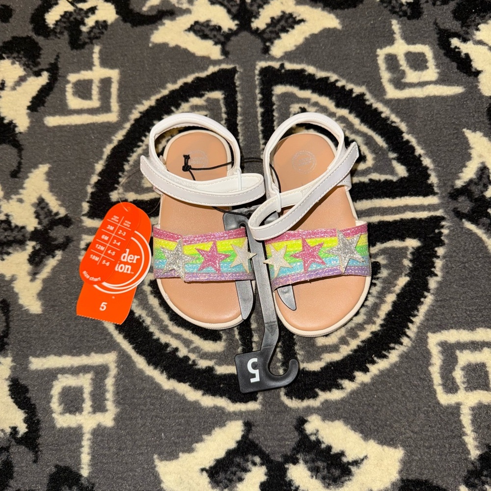 Colorful Star Kids Sandals